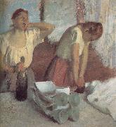 Edgar Degas Ironing clothes works oil painting on canvas